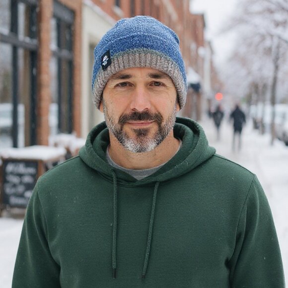 Harbour Town Recycled Ocean Ragg Wool Beanie Hat Cap- Turtle Fur - Picture 1 of 8